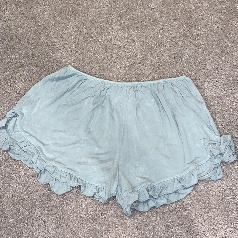 Light blue Brandy Melville flowy shorts